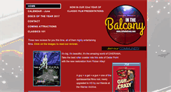 Desktop Screenshot of inthebalcony.com